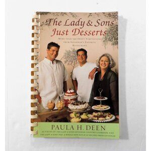 The Lady and Sons Just Desserts Cookbook by Paula H Deen 2002 PB Spiral